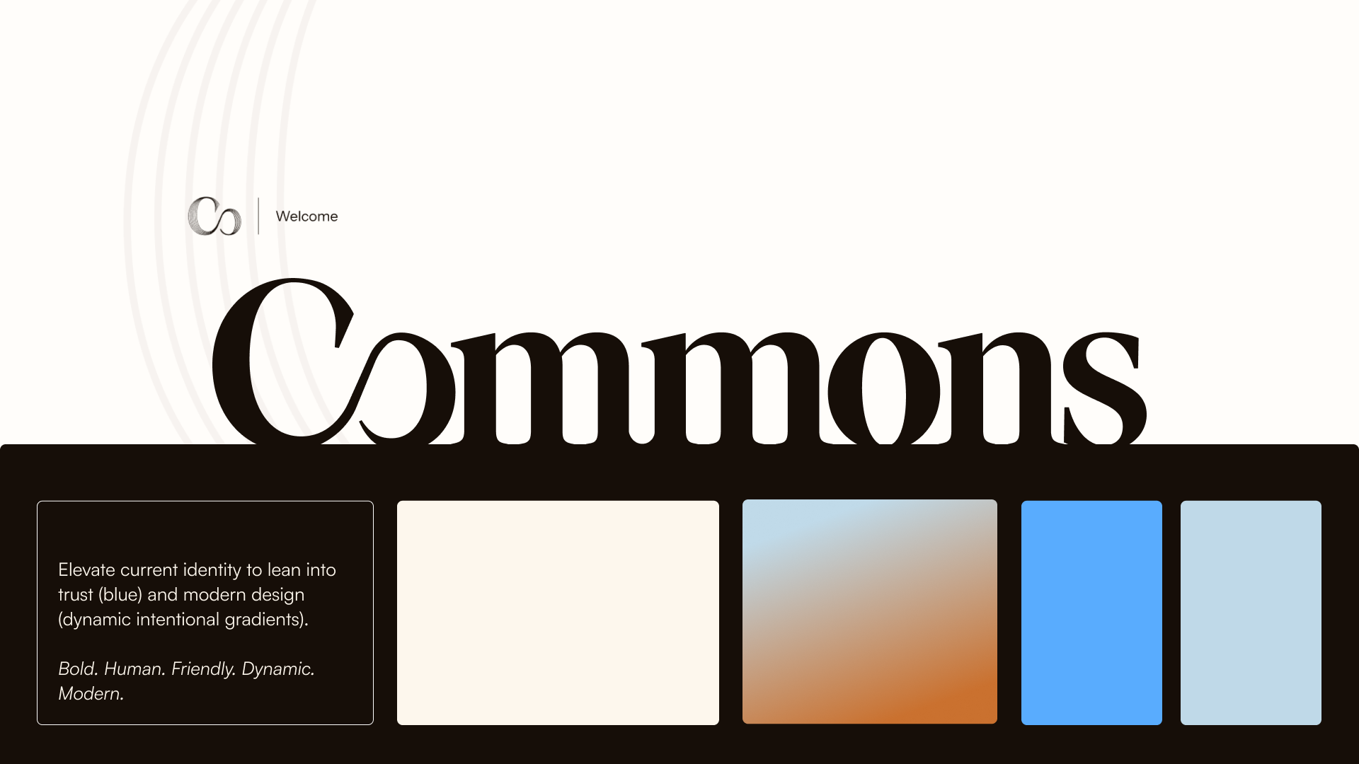 Commons Clinic brand direction